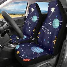 Car Seat Cover Black And White Chess Pattern Front For Cars, Easy To Install Cover Set, Accessories Auto Trucks Van SUV - 多色07 - 查看 4
