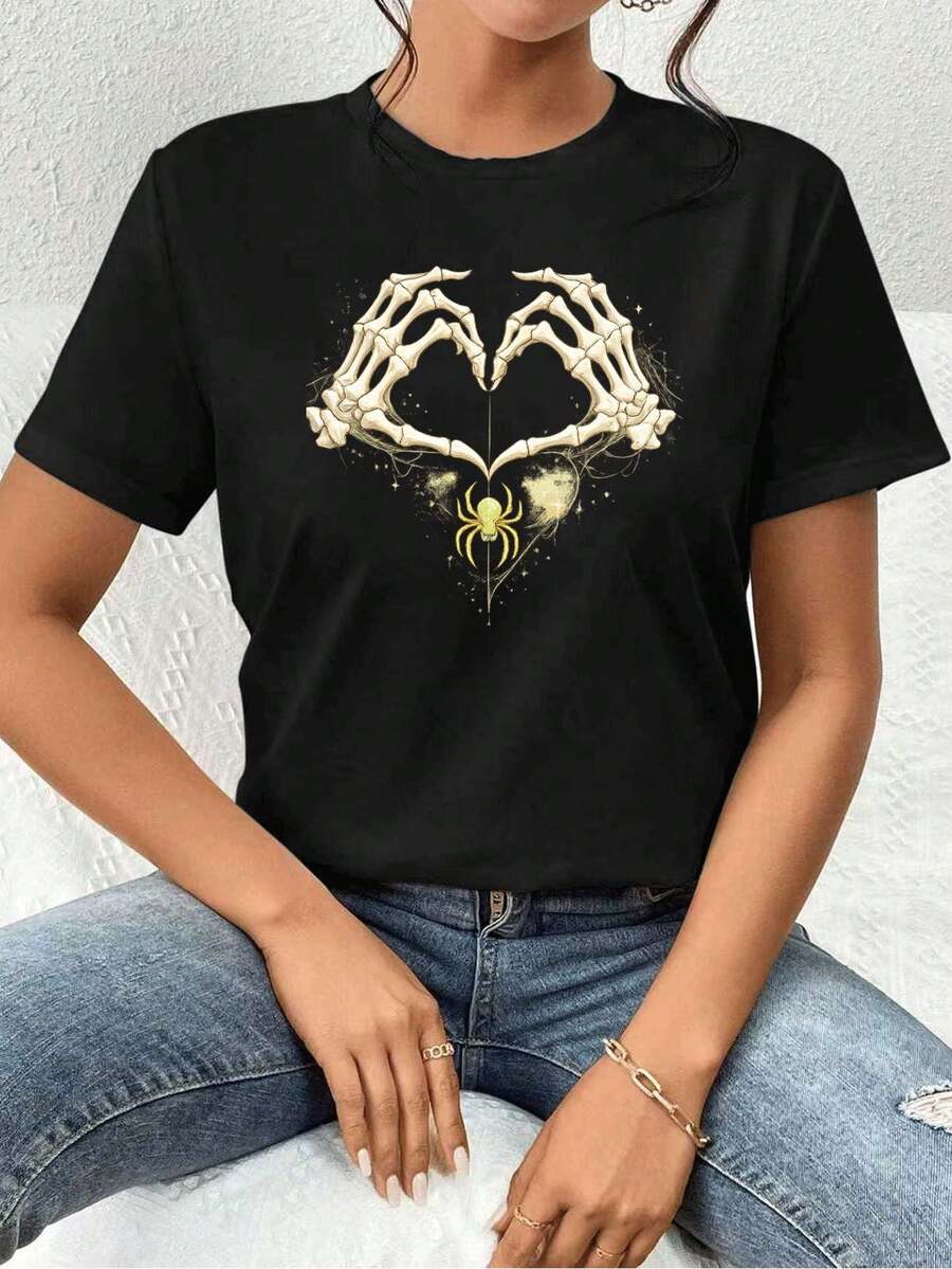Women T-Shirts - Black - View 1