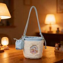 Túi MINISO Sanrio Hello Kitty, Thiết kế thêu tinh tế, Dung tích lớn, Quà tặng & Vật dụng sử dụng hàng ngày (1 chiếc) - Nhiều màu - Xem 14