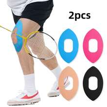 2pcs Pre-Cut Knee Kinesiology Tape, Elastic Muscle Support Sticker For Pain Relief & Injury Prevention, For Running, Gym, Football Sports - Knee Patches - View 11