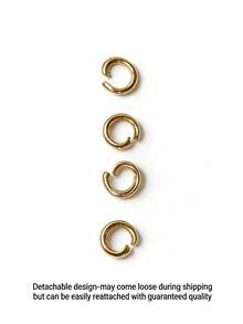 1pc Gold Zinc Alloy Hollow Diamond-Shaped Waist Chain With Embedded Star Rhinestones, Suitable For Weddings, Galas, Balls To Showcase Noble Elegance, Also Can Be Accessory For Autumn Or Halloween Outfits - Gold - View 9