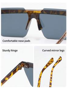 1 Set Frameless Children's Fashion Glasses, Minimalist Suitable For Boys And Girls, Party, Holiday, Travel, Decoration, Daily Accessory, Photography Prop - Multicolor - View 6