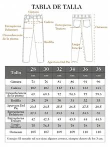 Logeqi® Jeans Vaqueros Lavados Versátil Baggy De Hombre - Azul - Ver 11
