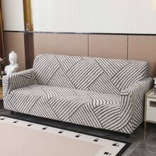 1 tấm bọc ghế sofa màu mơ nhạt sang trọng, họa tiết sọc kim cương, trang nhã và tinh tế, chống trượt và chống mài mòn, có thể tháo rời và giặt được, thời trang cho gia đình. - Xám - Xem 8