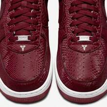 Nike KB Air Force 1 Low Men's Team Red White IB0018-600 - Burgundy - View 9