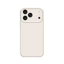Ốp lưng điện thoại từ tính bằng silicon lỏng cao cấp tích hợp sạc không dây, tương thích với iPhone 17 Pro Max, 17 Pro, 17 Air, 17, 16 Plus, 15, 14, 13, 12 Pro Max, 11, cảm ứng mượt mà. - Trắng cổ - Xem 2