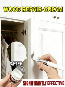 White Wood Filler Repair Kit, Includes Repair Tools - For Scratches And Damaged Areas On Furniture And Flooring, Can Be Sanded, Essential Tool For Woodworking Enthusiasts - Solid State - View 1
