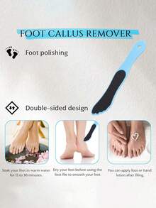 Bộ 10 dụng cụ chăm sóc chân, giấy nhám loại bỏ chai sần chuyên nghiệp, dụng cụ chà chân hai mặt, dùng tại nhà, salon, spa cho cả nam và nữ. - Người giàu - Xem 4