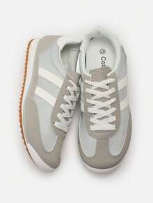 Zapatillas deportivas para mujer Vebisa - Gris - Ver 3
