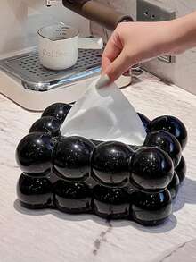 Hộp đựng khăn giấy cao cấp kiểu kẹo bông, hộp đựng khăn giấy phòng khách gia đình. - Nhiều màu - Xem 12