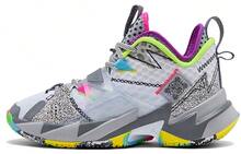 Jordan Why Not Zer0.3 Zer0 Noise GS Grey - Grey - View 1