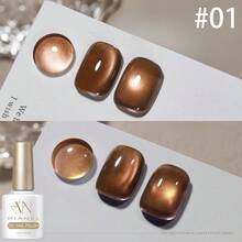 MISS MIANEL 10ML/PCS 蕾絲莓果貓眼凝膠指甲油 磁性凝膠指甲油 閃亮閃爍 浸泡式 UV LED 指甲油 適用於沙龍美甲 長效全息閃粉指甲凝膠套裝 DIY 指甲藝術 適用於沙龍和 DIY 使用 - 彩色 - 查看 16