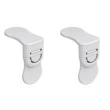 2pcs Mini Fridge Lock With Key | Metal + Plastic Universal Safety Lock | Cabinet Drawer Toilet Seat Lock | Safety Protection Lock | Multi-Functional Anti-Opening Lock For Home & Office - Drawer Lock - View 11