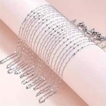 Bộ 10/20/50/100 chiếc dây chuyền mạ vàng 18K chất lượng cao bằng thép không gỉ, có khóa chữ O và móc càng cua, dùng để tự làm vòng cổ. - vòng cổ - Xem 6