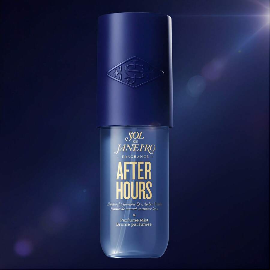 Sol De Janeiro Limited Edition After Hours Perfume Mist 90ml / 3.0 Fl Oz, Amber Floral Hair & Body Spray With Black Currant, Midnight Jasmine & Amber Woods, Warm Fall Winter Scent, Vegan & Cruelty-Free, Authentic Brazilian Beauty - Hoa - Xem 1