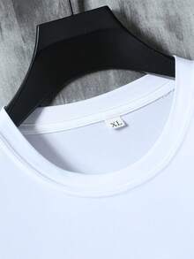 Men's T-Shirts For Spring And Summer - 白色 - 查看 4