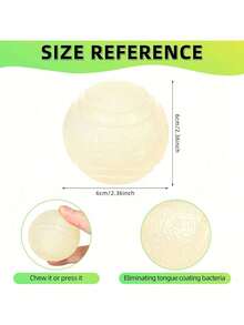 Dog Glow-In-The-Dark Ball, Durable Chew Toy Ball, Suitable For Small, Medium And Large Dogs, Can Be Used For Chewing And Training. (This Product Is An Elastic Ball, It Does Not Glow By Itself. Glow-In-The-Dark Ball, Size 5-6-7cm, Durable, Glowing, High-Elastic Rubber Material, Suitable For Teeth Training And Interactive Chewing For Small, Medium And Large Dogs.) - Multicolor - View 7