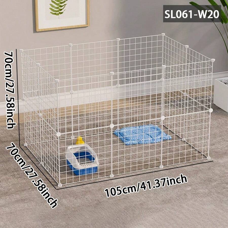 DIY Iron Wire Mesh Panels, Customizable Pet Fence, Hamster Cage, Rabbit Cage Accessories