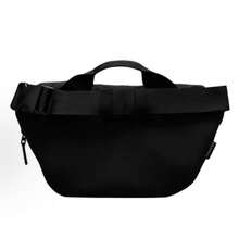Lululemon Curved Crossbody Bag 3L | Ergonomic Half-Moon Silhouette | Water-Repellent High-Density Nylon | Interior Organization Pockets | Adjustable Strap For Custom Fit | The Ultimate Minimalist Essential - Black - View 6