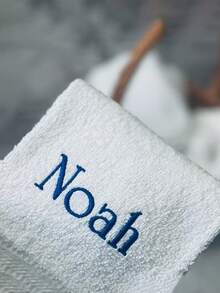 Personalized Embroidered Face Towel Multi-Color Embroidered Name Ideal For Pajama Party Bathroom SPA Bridesmaid Gift Wedding Gift Love Gift Party Favor Hotel Customization Gift For Best Friend Soft Washcloth Absorbent - Multicolor - View 4