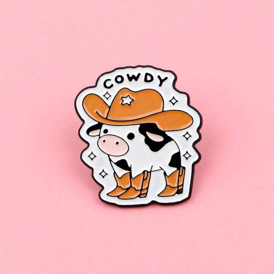 Enamel Pin Lapel Pins Badges On Backpack Women's Brooch Clothes Gift Jewelry Fashion Accessories - Black - View 1