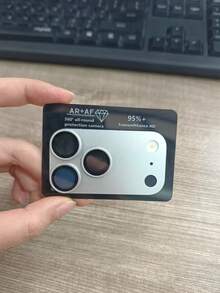 Scratch-Resistant, Shock-Proof Camera Lens Protective Case Compatible With Iphone 14/15/16 Pro Max - Can Be Instantly Converted To 17 Pro/17 Pro Max, Fashionable Design, Protection [Instant Replacement], Flash Light Cannot Be Used, Suitable For Daily Protection, Office, Home Daily Protection, Office, Home Phone Camera Protective Case, Waterproof, Anti-Drop, Anti-Scratch - Silver - View 4