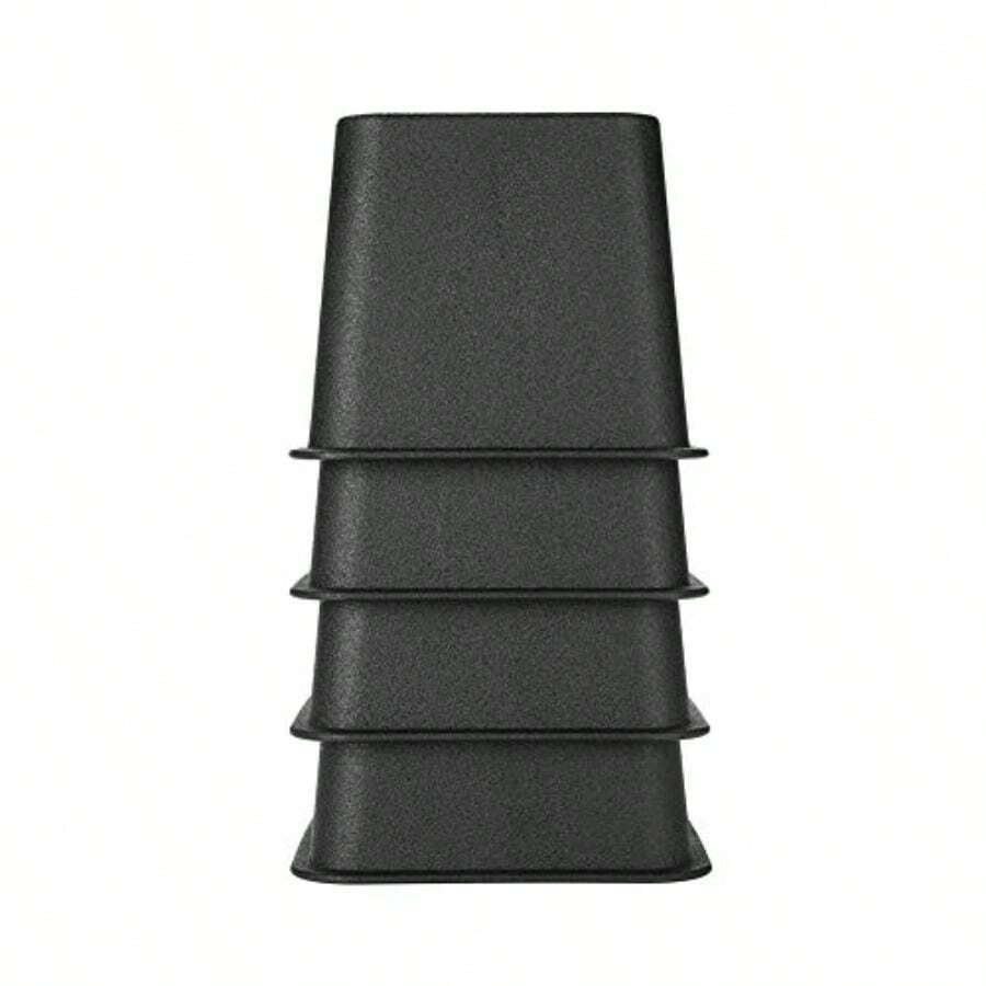 Yosoo Health Gear Paquete de 4 Elevadores Ajustables para Muebles Elevador de Muebles con Patas de Elefante de 3.0 In Elevador para Cama Elevador para Patas de Mesa Elevador para Sofá 3.0 In - como en la foto - Ver 1