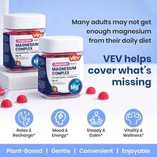 Deep Calm Magnesium Complex 14-In-1 Gummies – 90 Count (Pack Of 1) – With D3, Ashwagandha, L-Theanine, Zinc – Magnesium Complex For Women And Men – No Added Sugar Vegan Magnesium Glycinate Gummies - 90 cái (Gói 2 hộp) - Xem 6