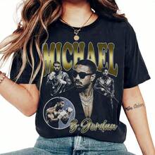 Michael B. Jo Rd An Movie 90s Styles Tee - 黑色 - 查看 1