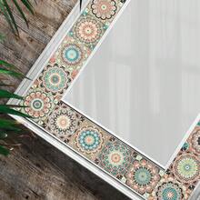 24 miếng gạch ốp tường tự dính phong cách Bohemian, giấy dán tường gạch men, decal dán tường bóng có thể tháo rời dùng cho việc cải tạo nhà bếp và phòng tắm, chống thấm nước, chịu nhiệt, kích thước 5.91*5.91 inch, giấy dán tường nhà bếp tự làm. - 24 chiếc / 15*15CM / 5.91*5.91in - Xem 11
