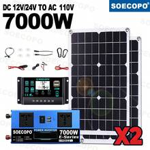 Kit solar con inversor de onda sinusoidal de 7000W | Inversor completo 12V24V-110V/220V 2 paneles solares y controlador de 100A - SEP-18K-2-E7000 - Ver 15