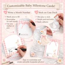 1 Set Pink Gosling Theme 1st Birthday Party Decorations, Including Birthday Banner And Tableware Set - Style 1 - View 5