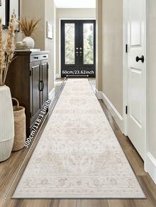 Faux Cashmere Area Rugs For Bedroom, Bohemian Style, Rugs Living Room, 1 Count Home Decor Carpet, Washable Runner Rug, Mat Home Decor For Kitchen, Bathroom, Dining, Fluffy And Simple, Create A Unique, Niche, And Cozy Vibe - Beige - View 9