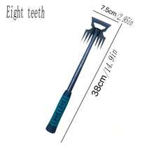 2026升级版锰钢除草器，手动多功能园艺清除工具，重型金属手柄，适用于庭院和花园除草和挖掘 - 彩色 - 查看 13