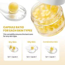 KOEC 密集胶原蛋白护理三件套：24K金丝肽胶原蛋白面膜、视黄醇胶囊霜和抗皱安瓶，专为干性肌肤、细纹和提升弹性而设计 - Collagen Care Trio - 查看 8