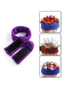 1pc/4pcs Hair Perming Headband, Salon Perming & Dyeing Absorbent Cotton Strip, Barber Shop Men's Short Hair Texture Perming Anti-Leak Hair Tie, Ideal Gift Choice - Multicolor - View 5