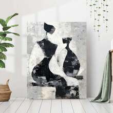 1 pieza Pintura Moderna Abstracta de Figura Femenina en Blanco y de  Extra Grande - Minimalista en Beige, Gris, p Blanco  Acento Dorado - Póster Grande para Decoración de Pared en Sala de Estar, Dormitorio, Oficina - Impresión en Lienzo sin Marco - Decoración Contemporánea para el Hogar - Paleta Neutra para Decoración Escandinava, Industrial, Moderna de Mediados de Siglo - Póster de Arte Minimalista Listo para Colgar, Arte de Pared Femenino, - Enmarcado - Ver 2
