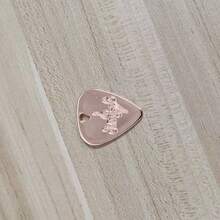 Polished Zinc Alloy Guitar Picks, Metal Picks, Electric Guitar And Bass Picks, Stainless Steel Decorative Picks - Polished Silver - View 4