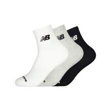 Calcetines cortos casuales y cómodos New Balance, paquete de 3 unidades unisex LAS51423-WM - LAS51423-WM - Ver 1