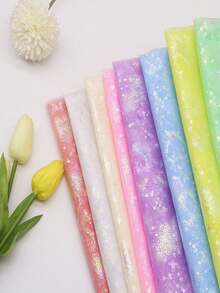 1 mảnh vải lưới ánh sao băng hình trái tim óng ánh, dùng để tự may váy công chúa bằng vải tuyn, trang phục, quần áo, phụ kiện tóc. - đen - Xem 7
