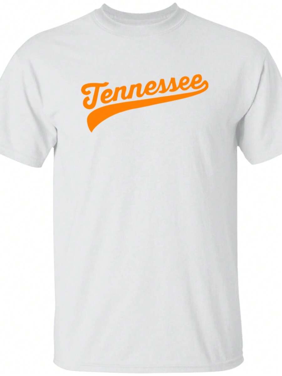 Tennessee Volunteers Wordmark Logo T-Shirt - Happy Spring -2 (2) - White - View 1