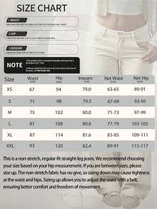 Women's Mid Rise Pink Wide Leg Jeans Loose Straight Sweet Girl Basic Casual Daily Fashion Bottoms Spring - Pink - View 8