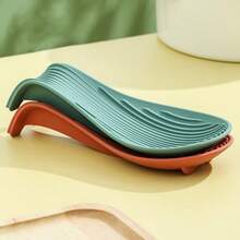 Set Of 2 Silicone Spoon Rests - Kitchen Cooking Utensil Holders. Heat-Resistant, Mess-Free, And Easy To Clean; Ideal For Baking Prep And Cooking. Dishwasher - Multicolor - View 1