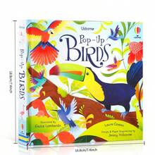 Usborne Pop-Up Birds 3D Book, Interactive Bird Wildlife Picture Book, Early Educational Learning, Cognitive & Spatial Imagination Development, Science Discovery, Sturdy Hardcover Board Book For Preschool - Multicolor - View 3