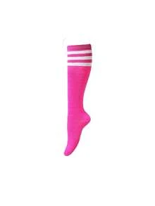 1/6 Pairs Women's Knee High Striped Socks, Thin Athletic Long Tube Socks For Soccer,Basketball, Cheerleading,Roller Skating,Team Uniforms & Daily Wear - Multicolor - View 13