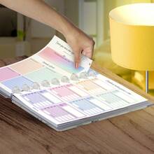 Iscool Permanent Disc Planner, White Marble - Trắng - Xem 8