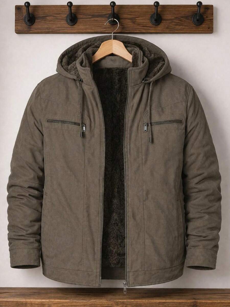Men's Twill With Lining - 綠色 - 查看 1