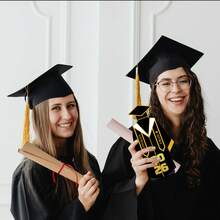 1pc 2026 Graduation Cap & Gown Money Pull Box, Black Gold Money Pull Box Gift 2026 Grad Graduation Party Surprise Gift Container For 2026 Graduation Celebration, Commencement Ceremony, Grad Party Decor, Graduation Gift Surprise - Money Box - View 5