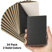 Bộ 24 cuốn sổ tay mini, giấy kẻ dòng dành cho sinh viên, bìa mềm, bộ sổ nhật ký du lịch, sổ ghi chú nhỏ để viết và vẽ, sổ tay theo chủ đề. - Phối màu - Xem 14