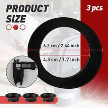 3 Pcs Gasket Replacement For Baratza Encore And Virtuoso Coffee Grinders - Replacement Ring For Electric Conical Burr Grinder - Durable And Reliable - 1 - View 2